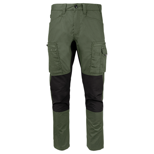 FP60-4699 Green | Men Service Stretch Pants