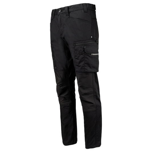 FP60-9900 Black | Men Service Stretch Pants