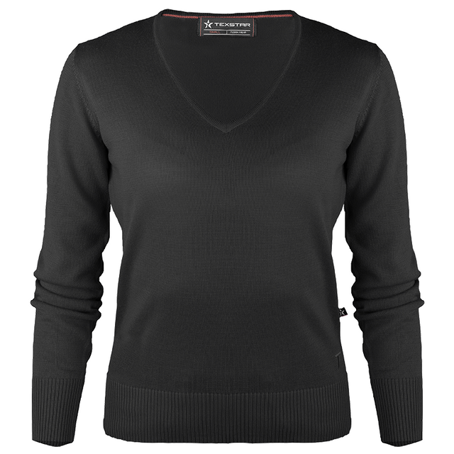 PW04 | WOMEN'S PULLOVER 50/50 V-NECK | TEXSTAR-Workwear Restyle