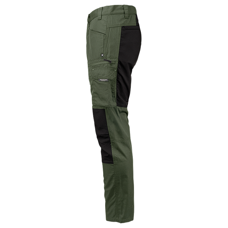 FP60-4699 Green  | Men Service Stretch Pants