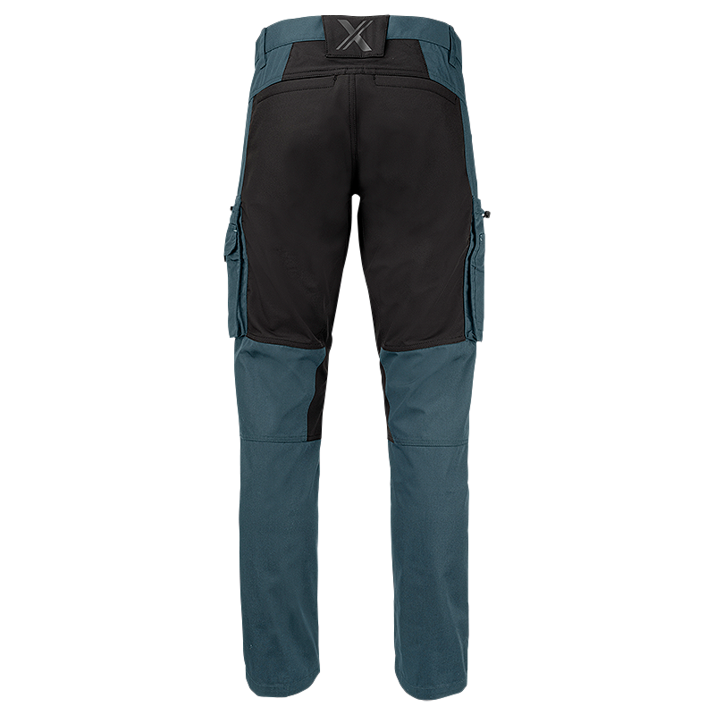 FP60-8699 Blue  | Men Service Stretch Pants