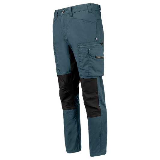 FP60-8699 Blue  | Men Service Stretch Pants