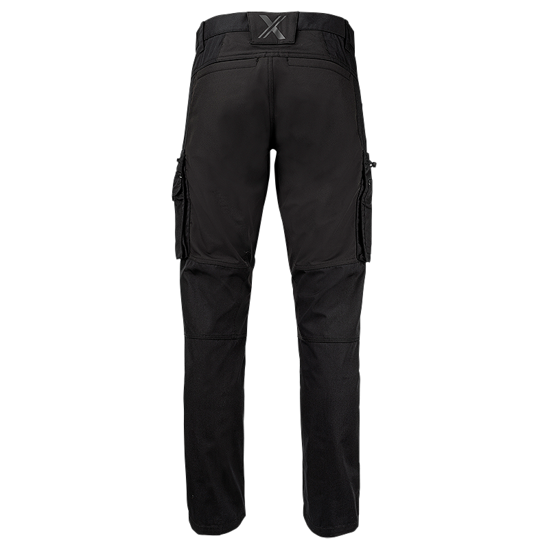 FP60-9900 Black  | Men Service Stretch Pants