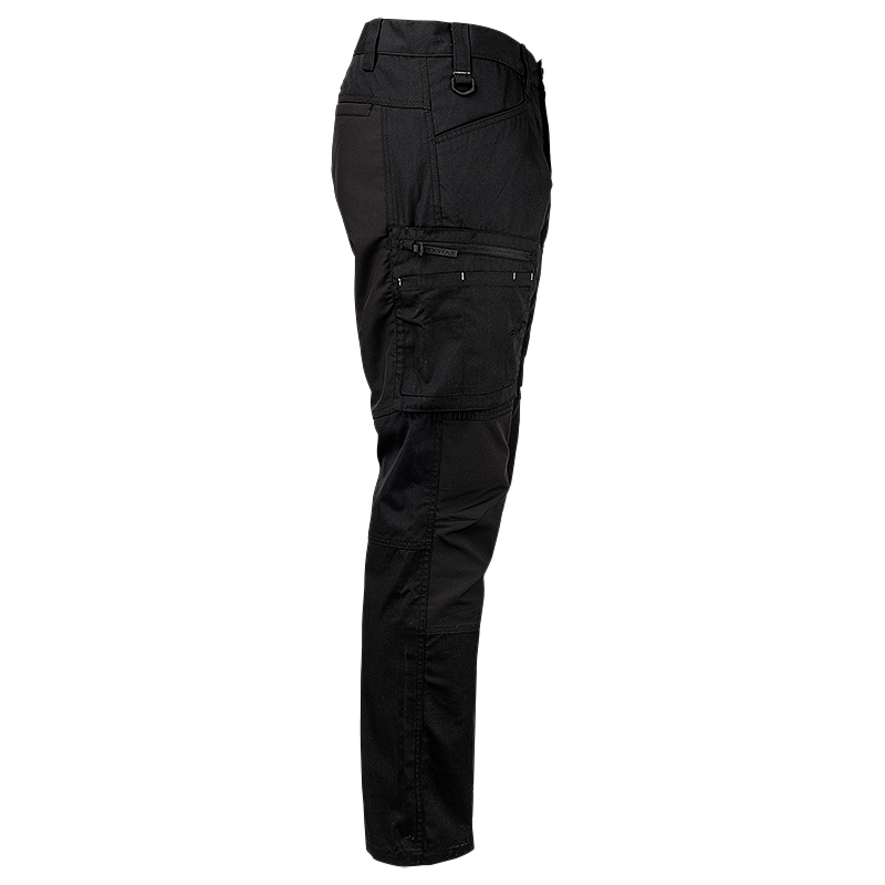FP60-9900 Black  | Men Service Stretch Pants