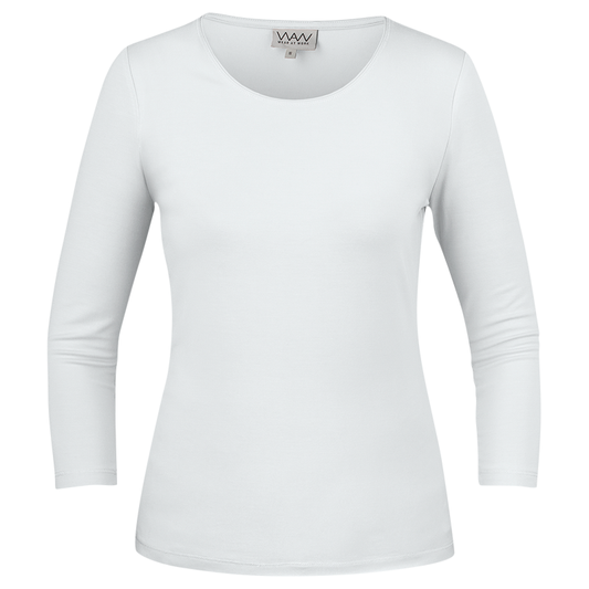 W010* LADIES SOFT 3/4-SLEEVE