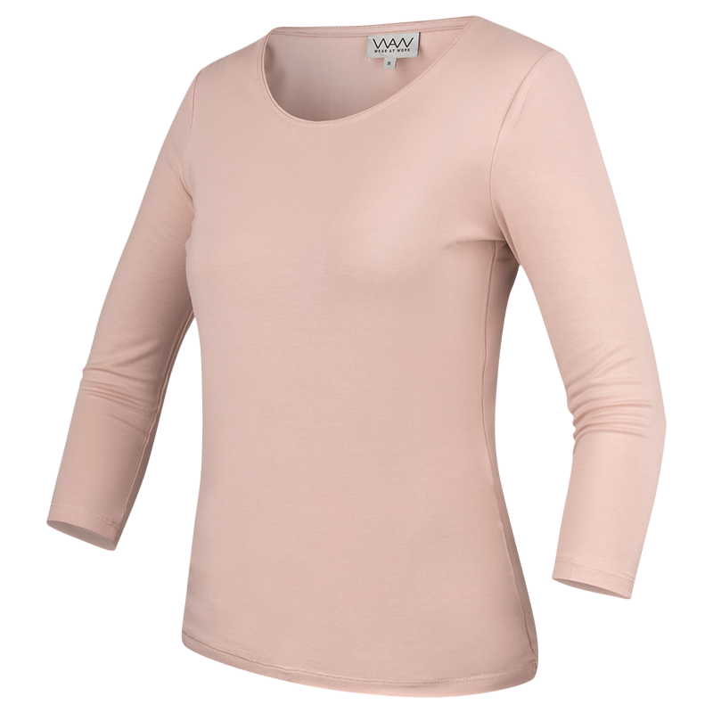 W010* LADIES SOFT 3/4-SLEEVE