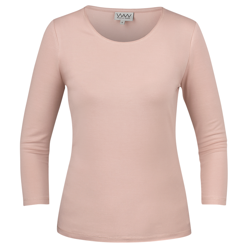W010* LADIES SOFT 3/4-SLEEVE