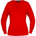 PW04 | WOMEN'S PULLOVER 50/50 V-NECK | TEXSTAR-Workwear Restyle