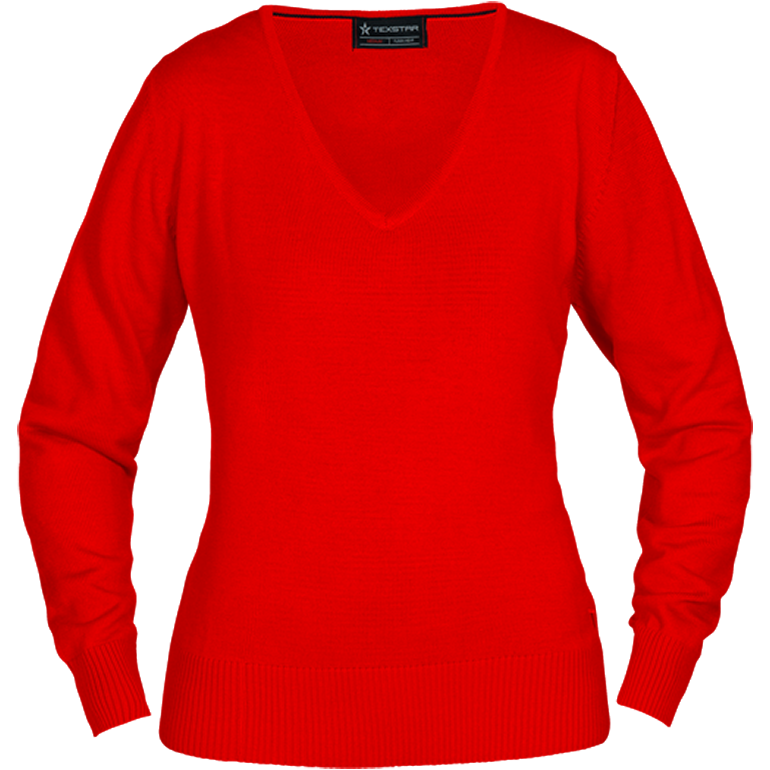 PW04 | WOMEN'S PULLOVER 50/50 V-NECK | TEXSTAR-Workwear Restyle